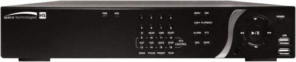 Speco - Security Camera Recorders Type: 8 Channel Digital Video Recorder with 9 TB Hard Drive Hard Drive Size: 9 TB - Apex Tool & Supply