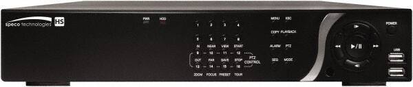 Speco - Security Camera Recorders Type: 8 Channel Digital Video Recorder with 4 TB Hard Drive Hard Drive Size: 4 TB - Apex Tool & Supply