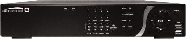 Speco - Security Camera Recorders Type: 8 Channel Digital Video Recorder with 1 TB Hard Drive Hard Drive Size: 1 TB - Apex Tool & Supply