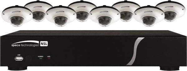 Speco - Security Camera Recorders Type: 8 Channel Plug & Play Network Video Recorder and IP Camera Kit Hard Drive Size: 2 TB - Apex Tool & Supply