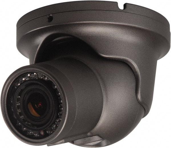 Speco - Indoor and Outdoor Variable Focal Lens Infrared Turret Camera - 3.7mm Lens, 1,000 Resolution Line, 3.8 Inch Diameter, 4.65 Inch High, Color Image - Apex Tool & Supply