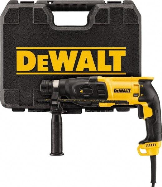 DeWALT - 120 Volt 1" SDS Chuck Electric Rotary Hammer - 0 to 5,500 BPM, 0 to 1,500 RPM, Reversible - Apex Tool & Supply