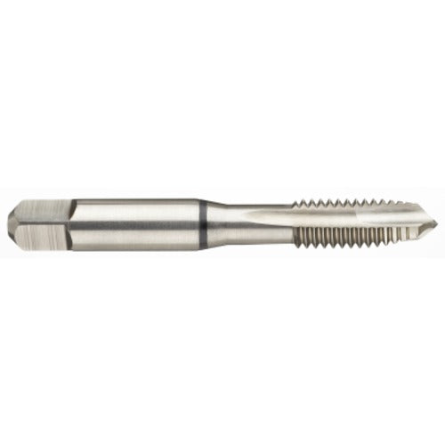 ‎1/4-28 3FL 2B Cobalt Spiral Point Plug Black Ring Tap-Bright Finish - Apex Tool & Supply