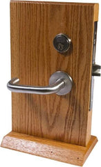 Arrow Lock - Entrance/Apartment Lever Lockset with Dead Bolt - 2-3/4" Back Set, Steel, Brushed Chrome Finish - Apex Tool & Supply