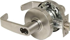 Sargent - Entry Lever Lockset - 2-3/4" Back Set, Steel, Brushed Chrome Finish - Apex Tool & Supply