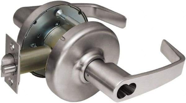 Corbin Russwin - Entrance Lever Lockset - 2-3/4" Back Set, Steel, Brushed Chrome Finish - Apex Tool & Supply