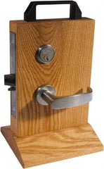 Sargent - Storeroom Lever Lockset - 2-3/4" Back Set, Steel, Brushed Chrome Finish - Apex Tool & Supply