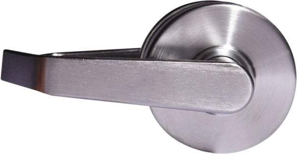 Arrow Lock - Entry Lever Lockset - 2-3/4" Back Set, Steel, Brushed Chrome Finish - Apex Tool & Supply