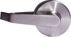 Arrow Lock - Entry Lever Lockset - 2-3/4" Back Set, Steel, Brushed Chrome Finish - Apex Tool & Supply