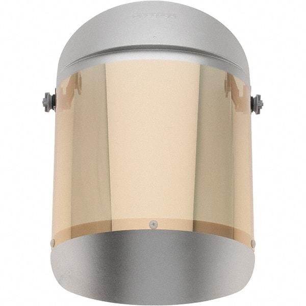 Oberon - Face Shield & Headgear Set - CLR GOLD HEAT REFLCTVE FACESHIELD W/ADAPTERS - Apex Tool & Supply