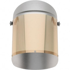 Oberon - Face Shield & Headgear Set - CLR GOLD HEAT REFLCTVE FACESHIELD W/ADAPTERS - Apex Tool & Supply