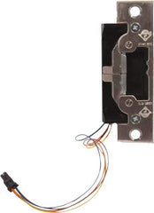 Adams Rite - 3.38" Long x 1" Wide, Satin Stainless Steel Finish, Electric Door Strike - Field Selectable 12, 16, or 24 VAC/DC, VAC/VDC Power, Zinc Alloy - Apex Tool & Supply