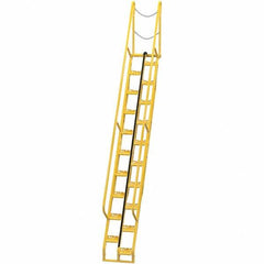 Vestil - 186-1/8" High 350 Lb Capacity 20 Step Alternating Tread Stair - Apex Tool & Supply