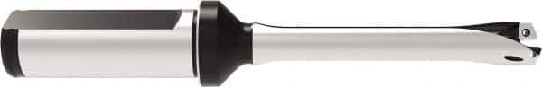 Allied Machine and Engineering - Series 12, 12 to 12.99mm Diam, 3/4" Diam Straight Shank with Flange, Straight Flute Spade Drill - 1-35/64" Max Depth, 4.736" OAL, Standard Length, Through Coolant - Apex Tool & Supply