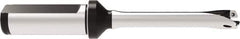 Allied Machine and Engineering - Series 12, 12 to 12.99mm Diam, 3/4" Diam Straight Shank with Flange, Straight Flute Spade Drill - 2-9/16" Max Depth, 5.7586" OAL, Standard Length, Through Coolant - Apex Tool & Supply