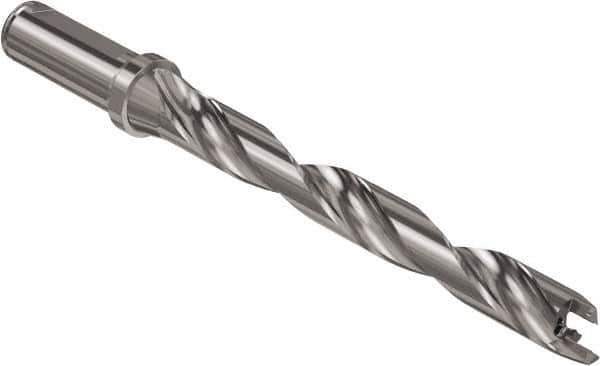 Seco - Crownloc Plus Series, 13 Head Connection, 8xD, 5/8" Shank Diam, Drill Body - 133.9mm Body to Flange Length, SD408 Toolholder, 13mm Nose Diam, 120.9mm Flute Length - Apex Tool & Supply