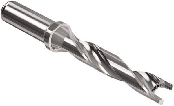 Seco - Crownloc Plus Series, 19 Head Connection, 5xD, 3/4" Shank Diam, Drill Body - 132mm Body to Flange Length, SD405 Toolholder, 19mm Nose Diam, 113mm Flute Length - Apex Tool & Supply