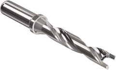 Seco - Crownloc Plus Series, 17 Head Connection, 5xD, 20mm Shank Diam, Drill Body - 118.6mm Body to Flange Length, SD405 Toolholder, 17mm Nose Diam, 4" Flute Length - Apex Tool & Supply