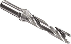 Seco - Crownloc Plus Series, 19 Head Connection, 5xD, 3/4" Shank Diam, Drill Body - 132mm Body to Flange Length, SD405 Toolholder, 19mm Nose Diam, 113mm Flute Length - Apex Tool & Supply