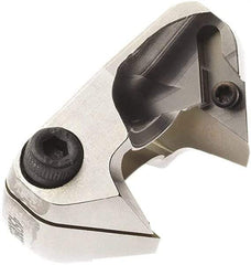 Seco - Series Crownloc Plus, 18mm ID, 40mm Overall Diam, 20mm OAL Drilling Chamfer Ring - VCGX090202 Insert, 45° Chamfer, 2 Inserts - Apex Tool & Supply