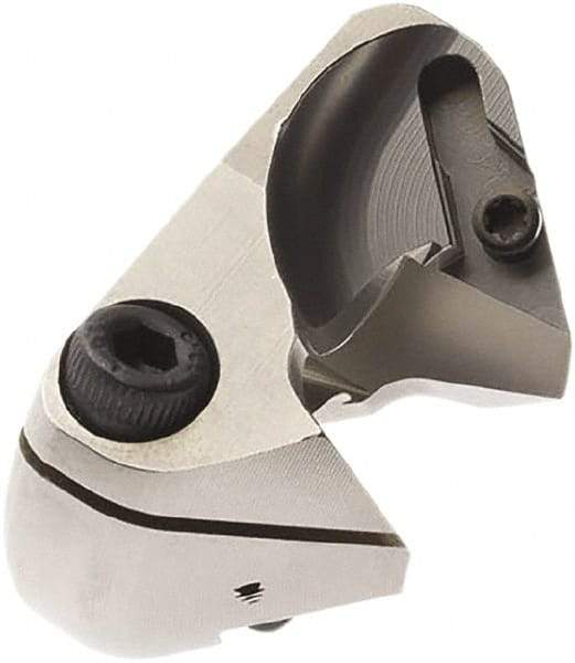 Seco - Series Crownloc Plus, 12.5mm ID, 40mm Overall Diam, 20mm OAL Drilling Chamfer Ring - VCGX090202 Insert, 45° Chamfer, 2 Inserts - Apex Tool & Supply