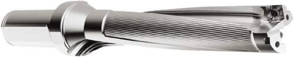 Seco - 174.5mm Max Drill Depth, 5xD, 1-3/8" Diam, Indexable Insert Drill - 2 Inserts, 1-1/2" Shank Diam, Straight Shank - Apex Tool & Supply