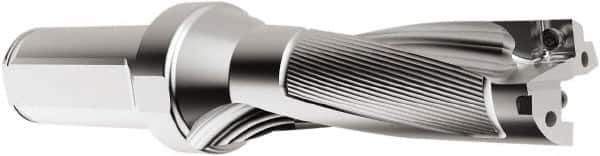 Seco - 69.09mm Max Drill Depth, 3xD, 23.01mm Diam, Indexable Insert Drill - 2 Inserts, 1" Shank Diam, Straight Shank - Apex Tool & Supply