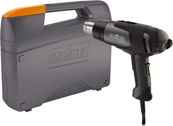 Steinel - 120 to 1,100°F Heat Setting, 4 to 13 CFM Air Flow, Heat Gun - 120 Volts, 13.2 Amps, 1,500 Watts, 6' Cord Length - Apex Tool & Supply