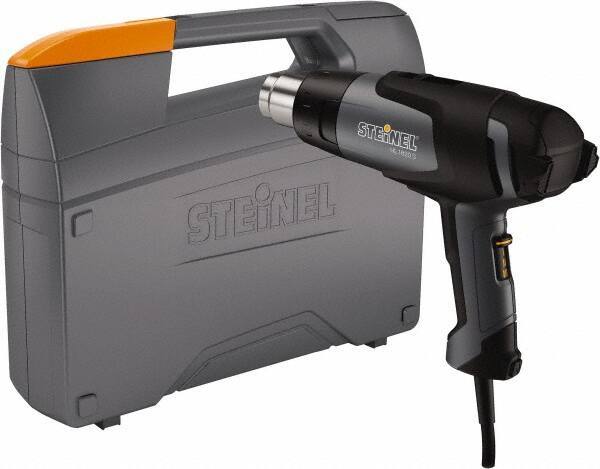Steinel - 120 to 1,100°F Heat Setting, 4 to 13 CFM Air Flow, Heat Gun - 120 Volts, 12 Amps, 1,400 Watts, 6' Cord Length - Apex Tool & Supply