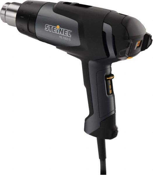 Steinel - 120 to 1,100°F Heat Setting, 4 to 13 CFM Air Flow, Heat Gun - 120 Volts, 13.2 Amps, 1,500 Watts, 6' Cord Length - Apex Tool & Supply