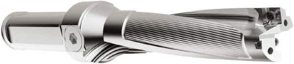 Seco - 4-1/4" Max Drill Depth, 4xD, 26.97mm Diam, Indexable Insert Drill - 2 Inserts, 1-1/4" Shank Diam, Straight Shank - Apex Tool & Supply