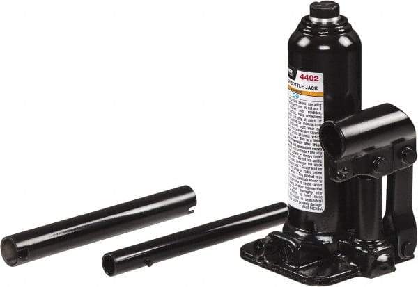 Sunex Tools - 2 Ton Capacity Bottle Jack - 7.1" to 13.6" High, 3.9" Long x 3.66" Wide Base - Apex Tool & Supply