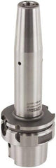 Lyndex - 0.3937" Hole Diam, HSK63A Taper Shank Shrink Fit Tool Holder & Adapter - 6.2992" Projection, 0.9449" Nose Diam, Through Coolant - Exact Industrial Supply