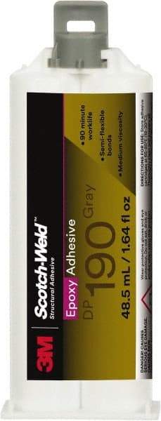 3M - 48.5 mL Cartridge Epoxy - 60 to 80 min Working Time - Apex Tool & Supply