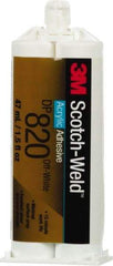 3M - 48.5 mL Cartridge Two Part Acrylic Adhesive - 15 to 20 min Working Time - Apex Tool & Supply