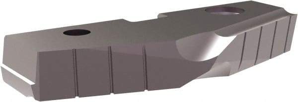 Allied Machine and Engineering - 3-1/16" Diam x 7/16" Thick, Seat Code 6, 144° Included Angle Spade Drill Insert - TiAlN Coated, Cobalt, Grade Super Cobalt, Series T-A - Apex Tool & Supply