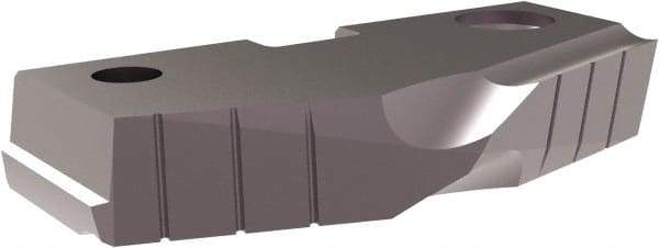 Allied Machine and Engineering - 2-7/8" Diam x 7/16" Thick, Seat Code 5, 144° Included Angle Spade Drill Insert - TiN Coated, Cobalt, Grade Super Cobalt, Series T-A - Apex Tool & Supply