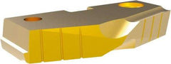 Allied Machine and Engineering - 2-3/4" Diam x 7/16" Thick, Seat Code 5, 144° Included Angle Spade Drill Insert - TiN Coated, Cobalt, Grade Super Cobalt, Series T-A - Apex Tool & Supply