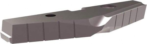 Allied Machine and Engineering - 4-1/2" Diam x 7/16" Thick, Seat Code 8, 144° Included Angle Spade Drill Insert - TiAlN Coated, Cobalt, Grade Super Cobalt, Series T-A - Apex Tool & Supply