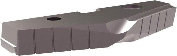 Allied Machine and Engineering - 4" Diam x 7/16" Thick, Seat Code 7, 144° Included Angle Spade Drill Insert - TiN Coated, Cobalt, Grade Super Cobalt, Series T-A - Apex Tool & Supply