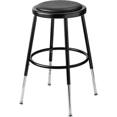 NPS - Swivel & Adjustable Stools Type: Adjustable Height Stool Base Type: Steel - Apex Tool & Supply