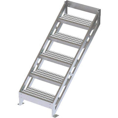 TRI-ARC - Rolling & Wall Mounted Ladders & Platforms Type: Ladder Style: Stair Unit - Apex Tool & Supply