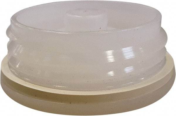 VizCon - 2" High x 2" Long x 2" Wide Barrier Drain Plug - Uncoated, White, Use with 45032-O, 45032-W - Apex Tool & Supply