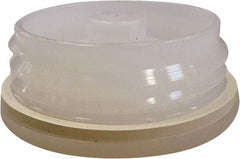 VizCon - 2" High x 2" Long x 2" Wide Barrier Drain Plug - Uncoated, White, Use with 45032-O, 45032-W - Apex Tool & Supply