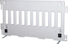 VizCon - 38" High x 6' Max Width Barrier - Polyethylene, White - Apex Tool & Supply