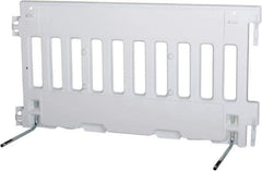 VizCon - 38" High x 6' Max Width Barrier - Polyethylene, White - Apex Tool & Supply