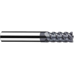 Fraisa - 16mm Diam 4 Flute Solid Carbide 0.5mm Corner Radius End Mill - Apex Tool & Supply