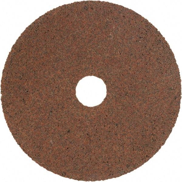 WALTER Surface Technologies - 6" Diam, 1/4" Face Width, 7/8" Center Hole, Coarse Grade, Zirconium Deburring Wheel - Unitized, Medium/Hard Grade, 8,000 RPM - Apex Tool & Supply