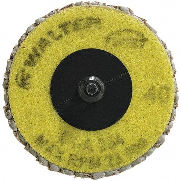 WALTER Surface Technologies - 1/2" Cut Diam, 1/4" Shank Diam, Cylinder Head Single Cut Burr - Tungsten Carbide, 1" LOC, 4" OAL - Apex Tool & Supply