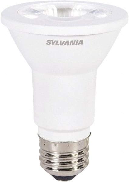 SYLVANIA - 6 Watt LED Flood/Spot Medium Screw Lamp - 3,000°K Color Temp, 425 Lumens, Shatter Resistant, PAR20, 25,000 hr Avg Life - Apex Tool & Supply